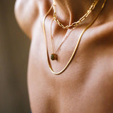 Labradorite Teardrop Necklace
