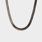 Silver Herringbone Necklace