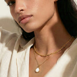 Moonstone Layered Set — Beaded Chain