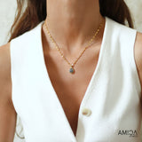 Labradorite Intuition Necklace - Fine Chain
