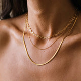 Gold Slim Rollo Chain