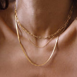 Gold Slim Rollo Chain