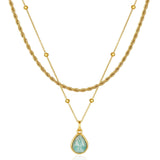 Amazonite Layered Set — Beaded Chain