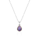 Amethyst Clarity Necklace - Fine Chain