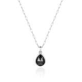 Black Obsidian Protection Necklace - Fine Chain