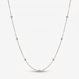 Silver Satellite Choker Necklace
