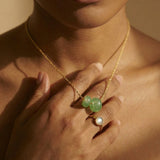 Green Aventurine Gemstone Charm