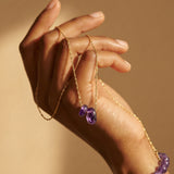 Amethyst Gemstone Charm