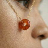 Carnelian Gemstone Charm