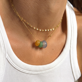 Grey Agate Gemstone Charm