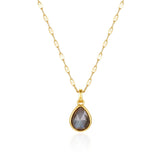 Labradorite Intuition Necklace - Fine Chain