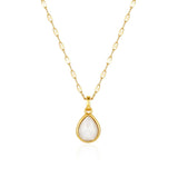 Moonstone Intuition Necklace - Fine Chain
