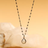 Moonstone Intuition Necklace - Fine Chain