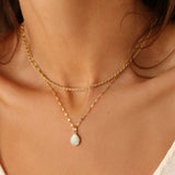 Moonstone Intuition Necklace - Fine Chain