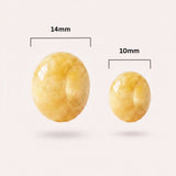 Yellow Jade Gemstone Charm